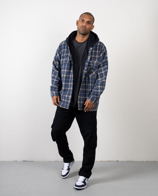 ALLUR HOODED FLANNEL