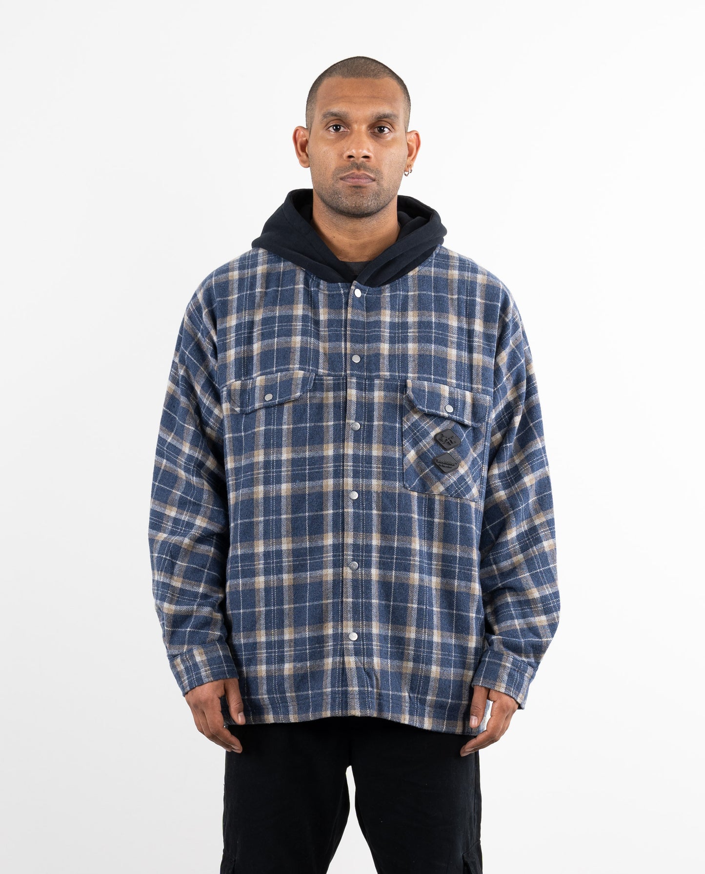 ALLUR HOODED FLANNEL