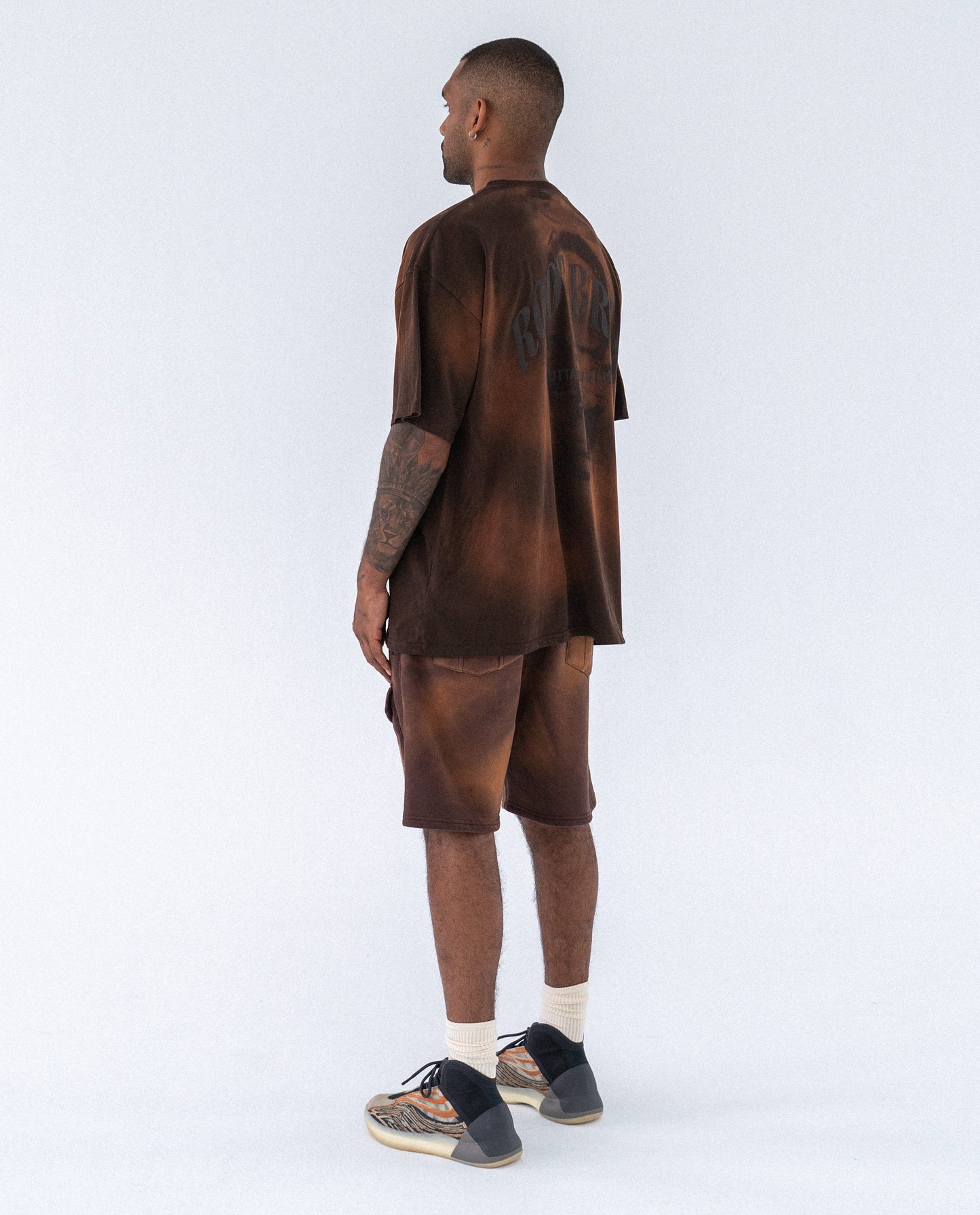 PHASE ZWEI FONDUE SWEATSHORTS