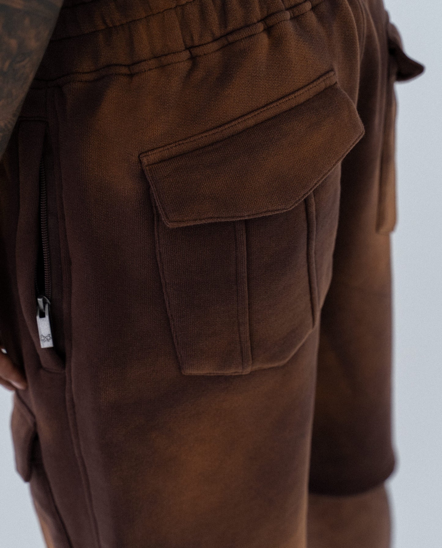 PHASE ZWEI FONDUE SWEATSHORTS